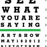 I WHAT YOU ARE SAYING event logo & marketing campaign